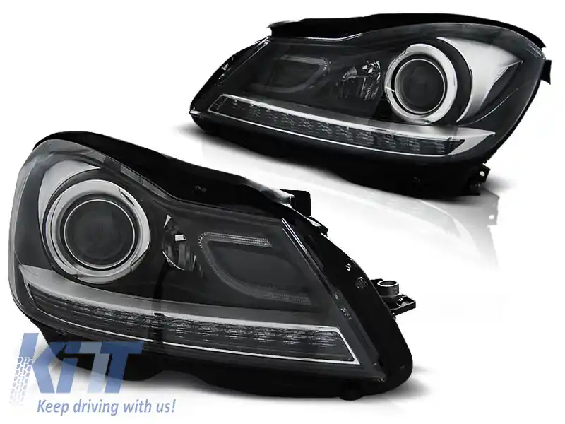 image-0-FARURI NEGRE potrivite pentru MERCEDES W204 11-14
