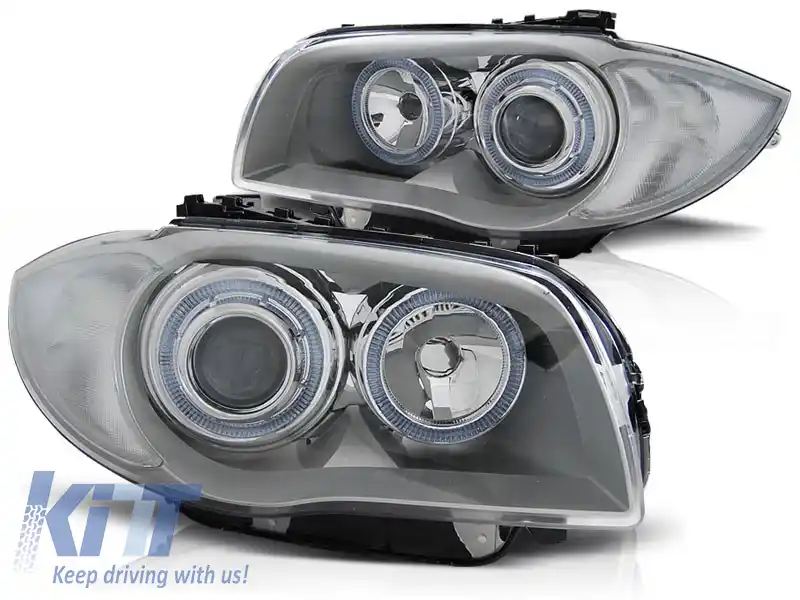 image-12-FARURI OCHI DE ÎNGER CHROME potrivite pentru BMW 1 E87/E81/82/88 04-11