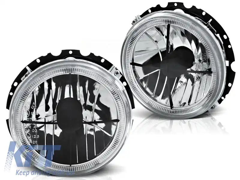 image-5-FARURI OCHI DE ÎNGER CHROME potrivite pentru VW GOLF 1 05.74-07.83