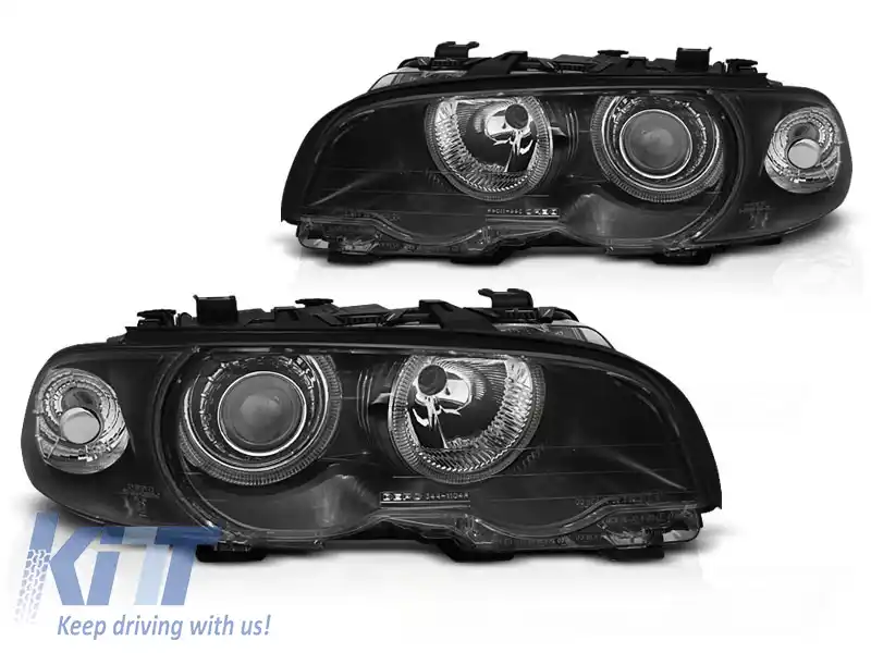 image-16-FARURI OCHI DE ÎNGER NEGRE potrivite pentru BMW E46 04.99-03 COUPE CABRIO