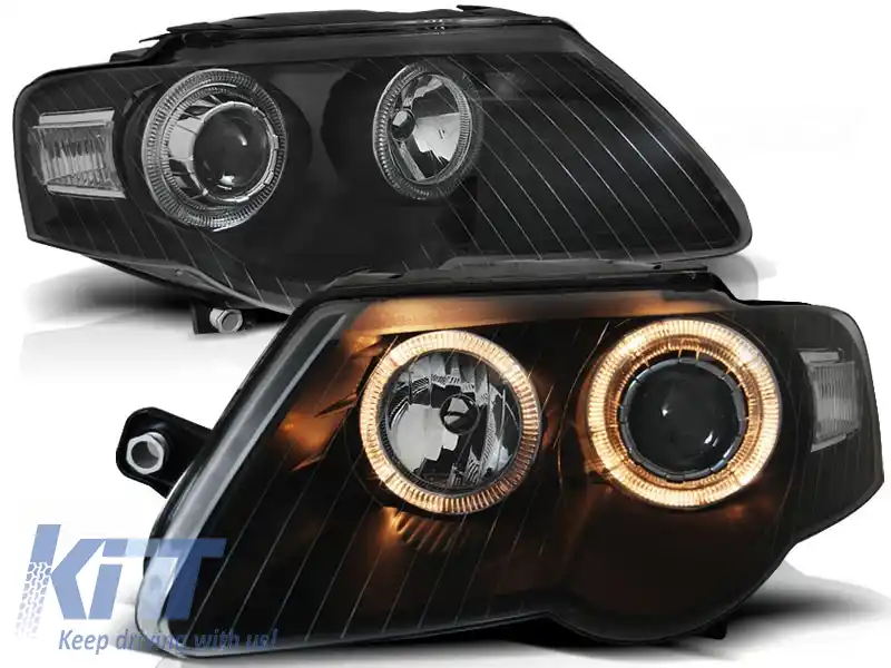 image-14-FARURI OCHI DE ÎNGER NEGRE potrivite pentru VW PASSAT B6 3C 03.05-10