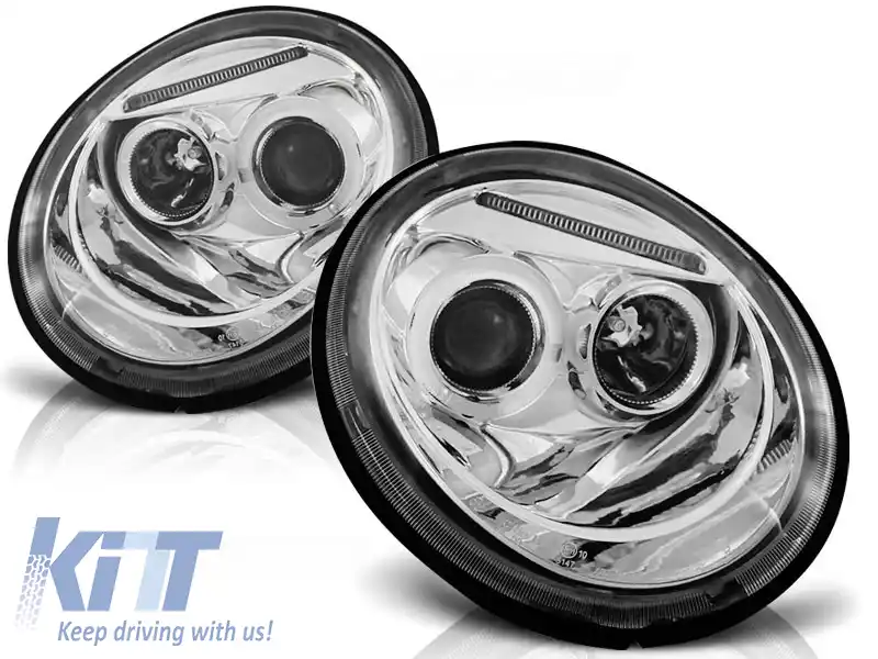 image-16-FARURI OCHI DE ÎNGERI CHROME potrivite pentru VW NEW BEETLE 10.98-05.05