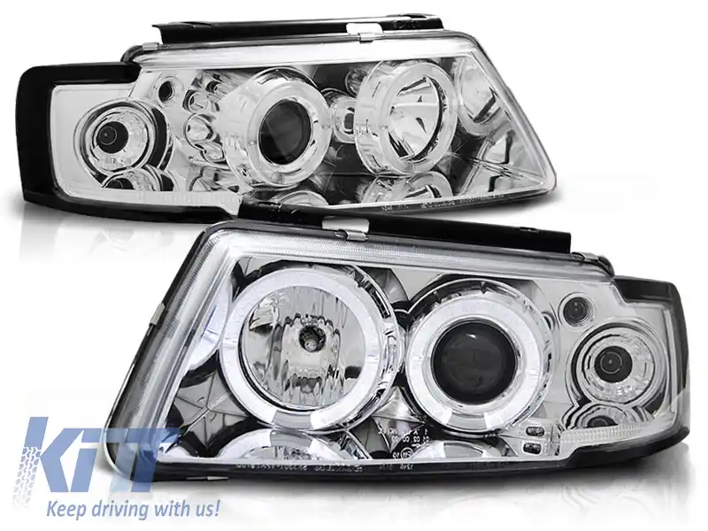 image-33-FARURI OCHI DE ÎNGERI CHROME potrivite pentru VW PASSAT B5 3B 11.96-08.00