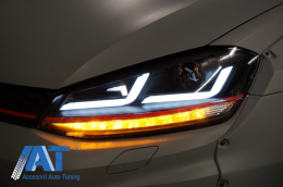 Faruri Osram Full LED compatibil cu VW Golf 7 VII (2012-2017) Rosu GTI LEDriving penrtu Halogen-image-6028680