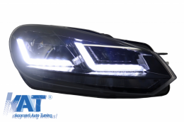 Faruri Osram LED compatibil cu VW Golf 6 VI (2008-2012) Black LEDriving Semnal Dinamic-image-6029326
