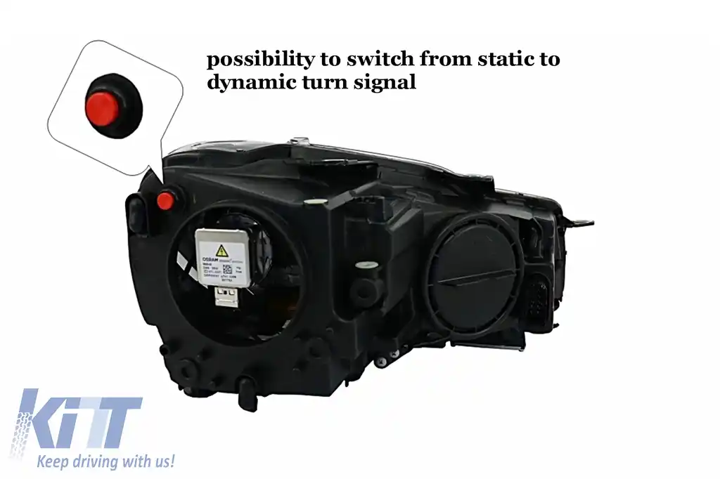 Faruri Osram LED compatibil cu VW Golf 6 VI (2008-2012) Black LEDriving Semnal Dinamic-image-6029329