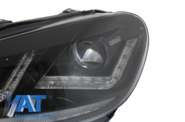 Faruri Osram LED compatibil cu VW Golf 6 VI (2008-2012) Black LEDriving Semnal Dinamic-image-6029330
