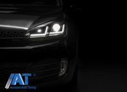 Faruri Osram LED compatibil cu VW Golf 6 VI (2008-2012) Black LEDriving Semnal Dinamic-image-6029337