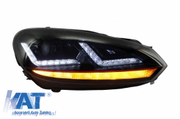 Faruri Osram LED compatibil cu VW Golf 6 VI (2008-2012) GTI Rosu LEDriving Semnal Dinamic-image-6028763