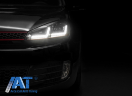 Faruri Osram LED compatibil cu VW Golf 6 VI (2008-2012) GTI Rosu LEDriving Semnal Dinamic-image-6028774
