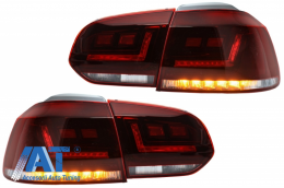 Faruri Osram LED compatibil cu VW Golf 6 VI (2008-2012) cu Stopuri LEDriving Semnal Dinamic-image-6062407