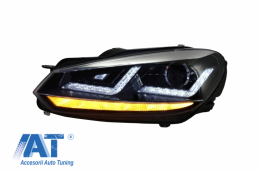 Faruri Osram LED compatibil cu VW Golf 6 VI (2008-2012) cu Stopuri LEDriving Semnal Dinamic-image-6062448