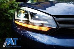 Faruri Osram LED compatibil cu VW Golf 6 VI (2008-2012) cu Stopuri LEDriving Semnal Dinamic-image-6062453