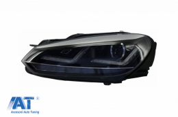 Faruri Osram LED Crom LEDriving Semnal Dinamic si Grila Centrala compatibil cu VW Golf 6 VI (2008-2012) R20 Design-image-6031805