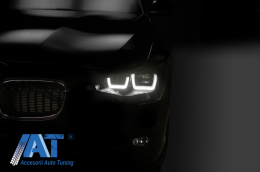Faruri Osram LED DRL compatibil cu BMW 1 Series F20 F21 (06.2011-03.2015) Negru-image-6056755