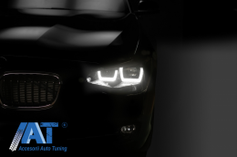 Faruri Osram LED DRL compatibil cu BMW 1 Series F20 F21 (06.2011-03.2015) Negru-image-6056760