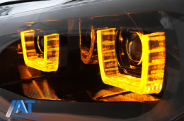 Faruri Osram LED DRL compatibil cu BMW 1 Series F20 F21 (06.2011-03.2015) Negru-image-6067247