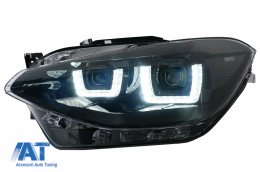 Faruri Osram LED DRL compatibil cu BMW 1 Series F20 F21 (06.2011-03.2015) Negru-image-6067257