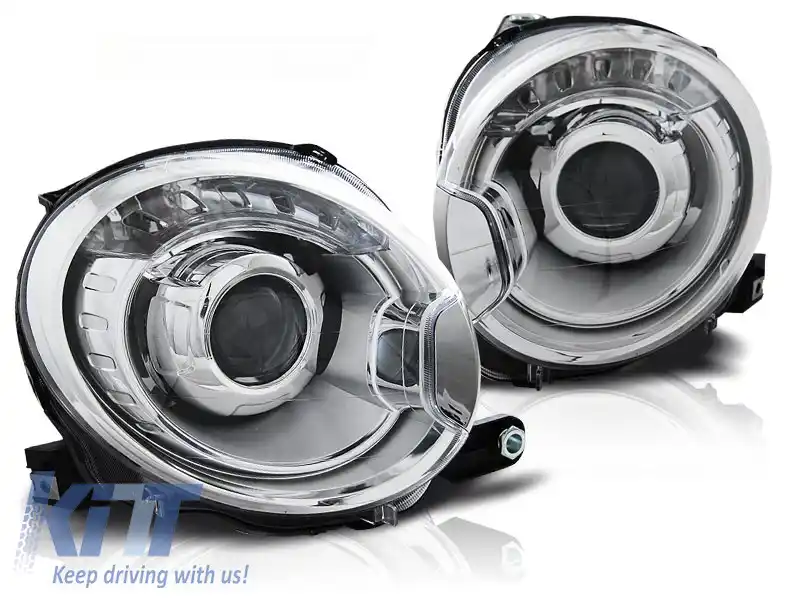 image-44-FARURI PROIECTOR CHROME potrivite pentru FIAT 500 07-15