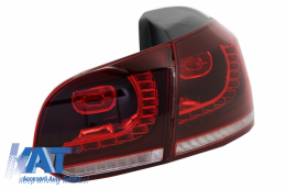 Faruri si Stopuri Full LED compatibil cu VW Golf 6 VI (2008-2013) R20 U Design cu Semnal LED Dinamic-image-6043620