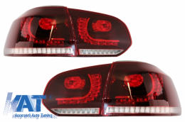 Faruri si Stopuri Full LED compatibil cu VW Golf 6 VI (2008-2013) R20 U Design cu Semnal LED Dinamic-image-6043622