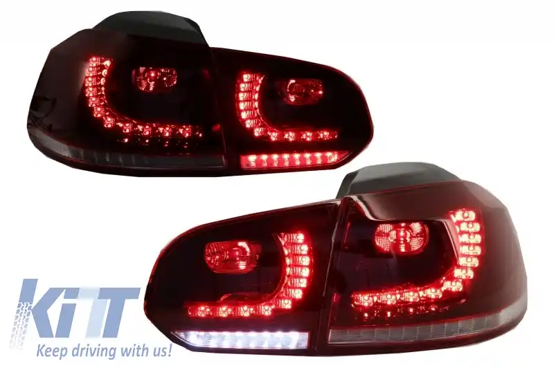 Faruri si Stopuri LED compatibil cu VW Golf 6 VI (2008-up) R20 U Design cu Semnal LED Dinamic-image-6043679