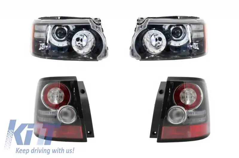 Faruri si Stopuri LED compatibile cu Range Rover Sport L320 (2009-2013) Facelift Design