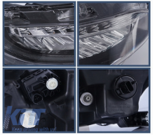 Faruri Stopuri Full LED compatibil cu HONDA Civic Mk10 (FC/FK) (2016-Up) Limousine Full LED Light Bar Rosu/Negru Semnalizare Dinamica-image-6037923