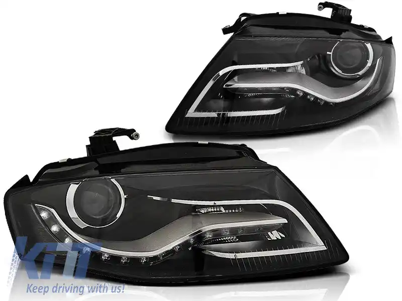 image-32-FARURI TRUE DRL NEGRE potrivite pentru AUDI A4 B8 04.08- 11