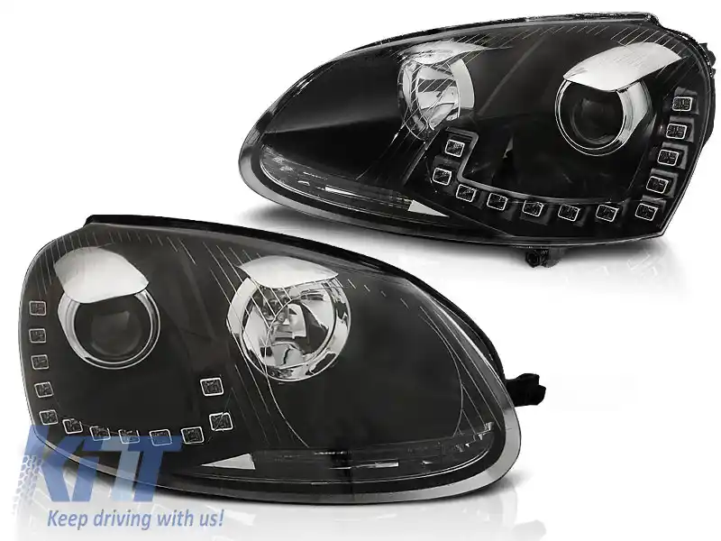 image-29-FARURI TRUE DRL NEGRE potrivite pentru VW GOLF 5 10.03-09