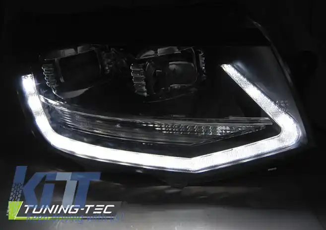 FARURI TRUE DRL NEGRE potrivite pentru VW T6 15-19-image-6268031