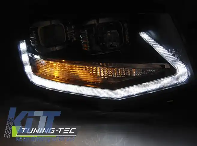 FARURI TRUE DRL NEGRE potrivite pentru VW T6 15-19-image-6268032