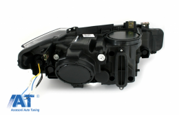 Faruri U-LED Bar compatibil cu BMW Seria 3 F30 F31 (10.2011- 05.2015) Xenon Look Negru-image-65850