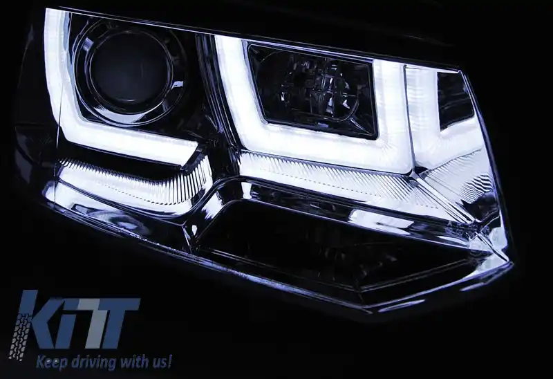 FARURI U-LED CU CROM potrivite pentru VW T5 2010-2015-image-6268440