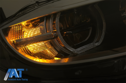 Faruri Xenon Angel Eyes 3D Dual Halo Rims LED DRL compatibil cu BMW X6 E71 (2008-2012)-image-6083039