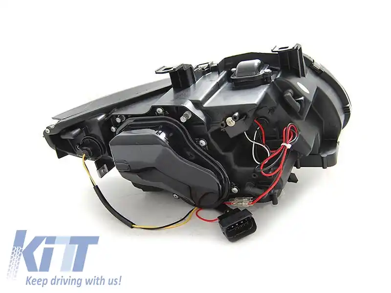 Faruri xenon de tuning potrivite pentru BMW Seria 3 E92/E93 2006-2010 cu bază neagră-image-6152573