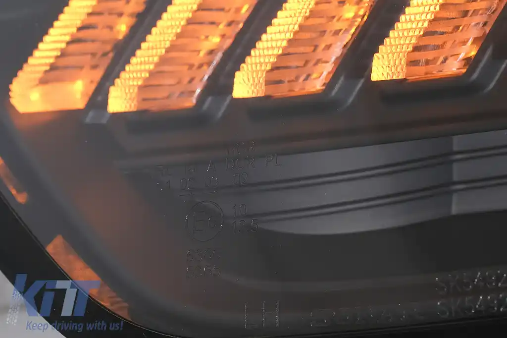 Faruri Xenon LED DRL compatibil cu Audi A4 B8.5 Facelift (2012-2015) Negru Semnal Dinamic-image-6099984