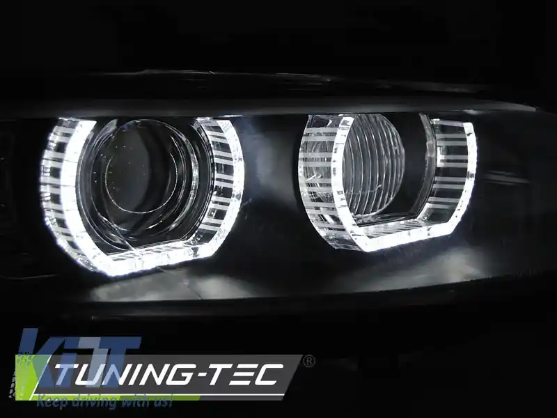 FARURI XENON OCHI DE ÎNGER LED NEGRE AFS potrivite pentru BMW E92/E93 06-10-image-6268025