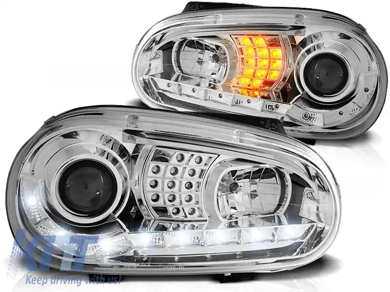 image-0-FARURI ZI CHROME potrivite pentru VW GOLF 4 09.97-09.03