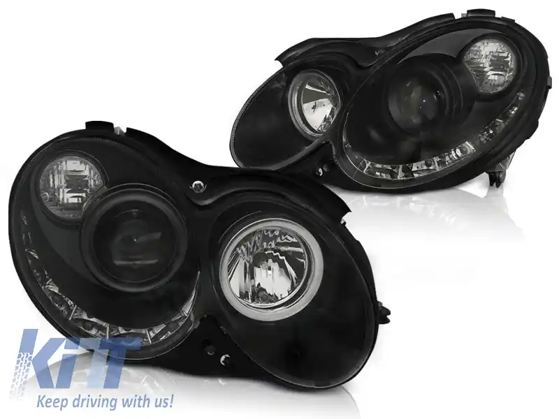 image-10-FARURI ZI NEGRE potrivite pentru MERCEDES CLK W209 03-10