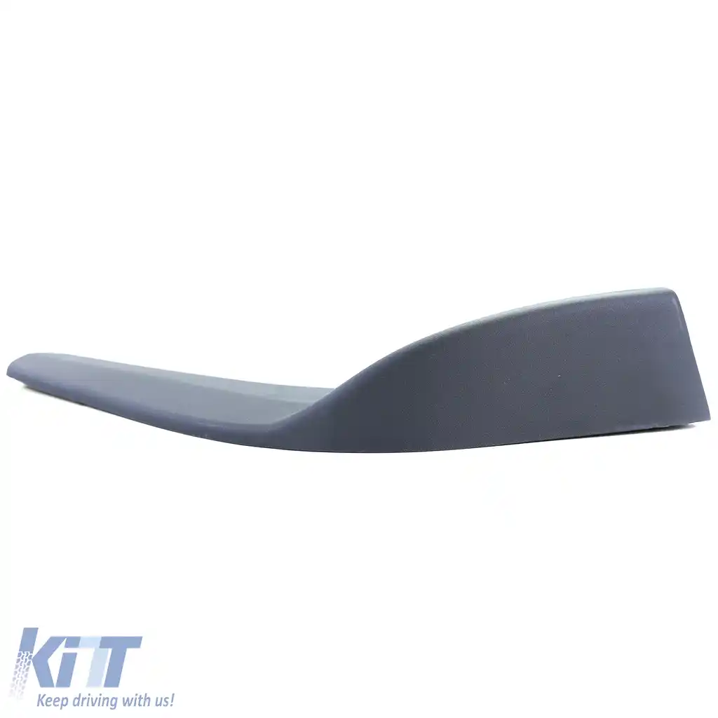 Fete de spoiler frontal cu aripi plate universale negre de performanță 7