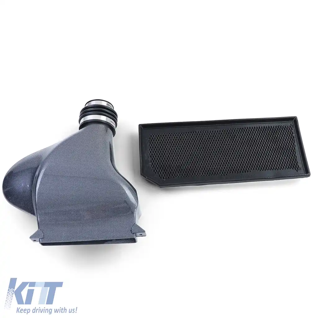 Filtru de aer Airbox Aspirație de aer Aspect carbon Ram Air potrivit pentru VW Golf 5 2.0 GTI 03-08-image-6201727