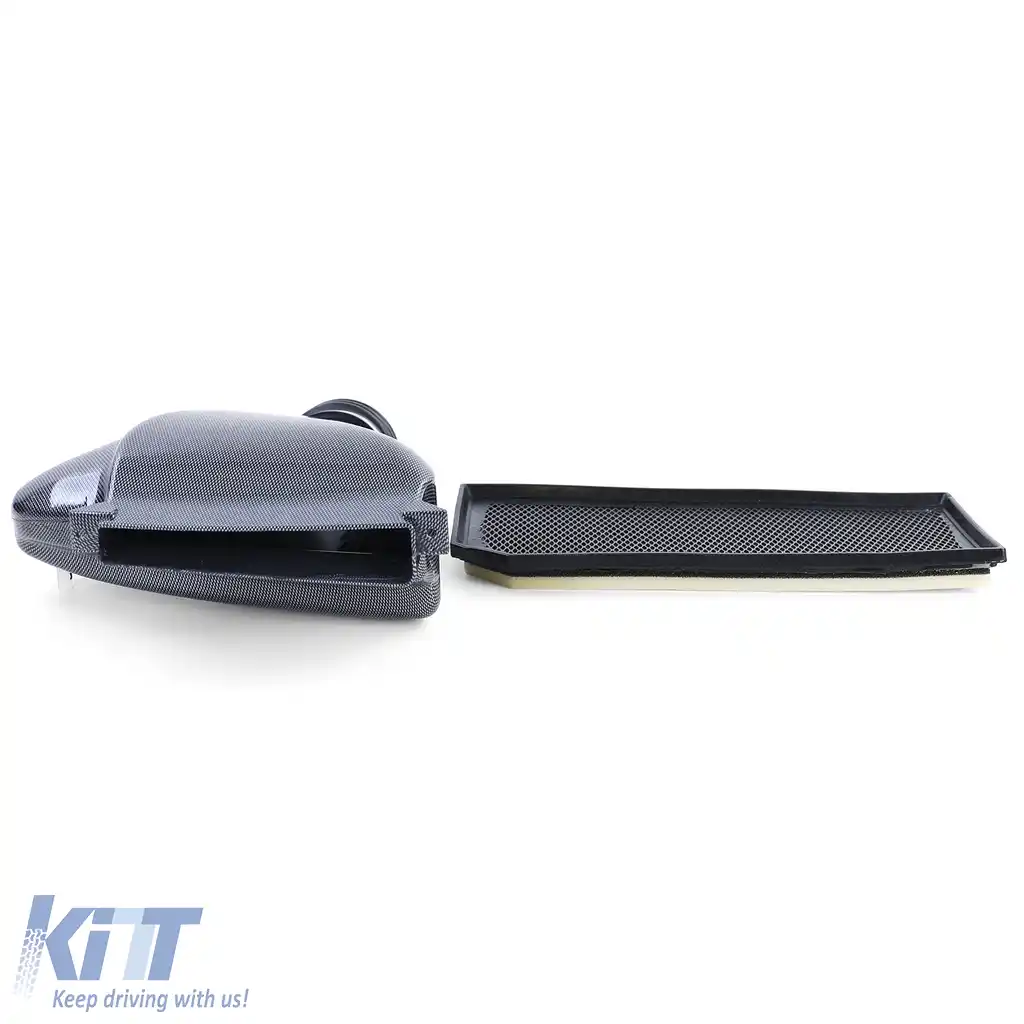 Filtru de aer Airbox Aspirație de aer Aspect carbon Ram Air potrivit pentru VW Golf 5 2.0 GTI 03-08-image-6201729