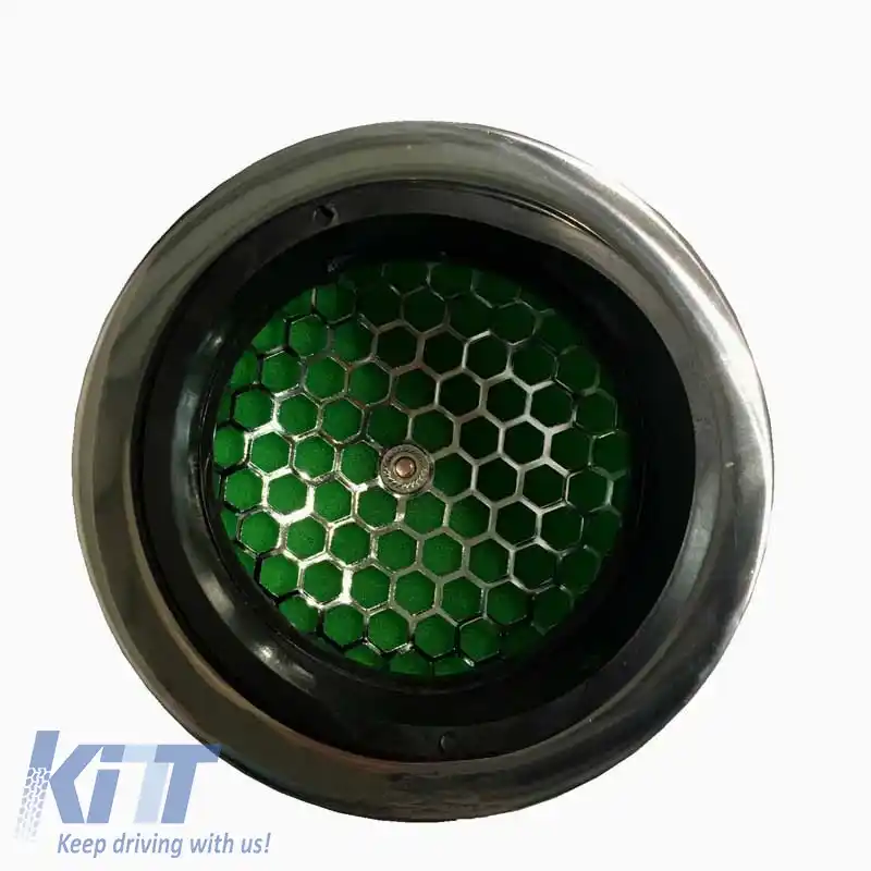 Filtru de aer ciupercă universal F100 cu 4 adaptoare F60/70/76/90mm verde-image-6295595