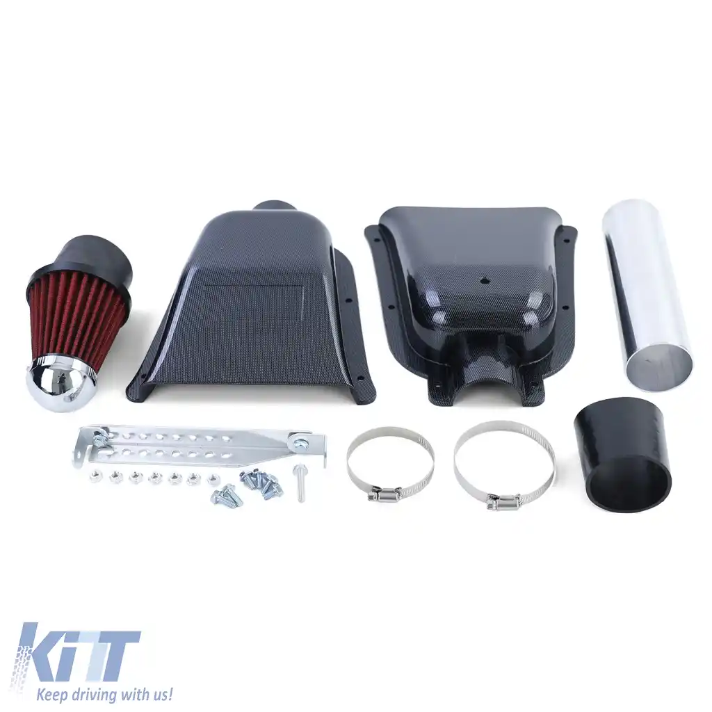 Filtru de aer sport airbox admisie aer aspect carbon pentru Peugeot 206 2.0 16V din 98-image-6277214