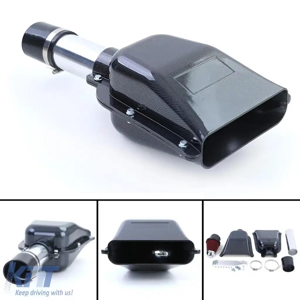 Filtru de aer sport airbox admisie aer aspect carbon pentru Peugeot 206 2.0 16V din 98-image-6277220
