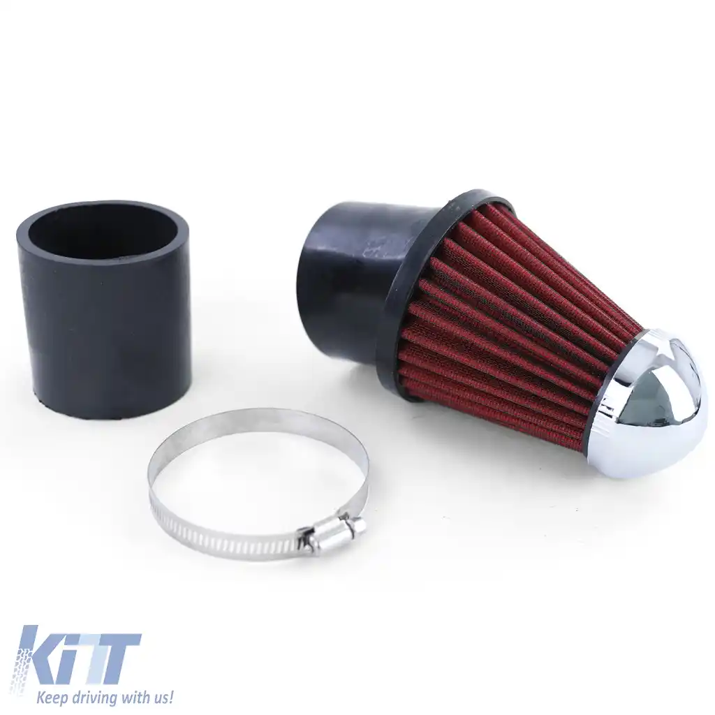 Filtru de aer sport pentru cutia de admisie cu aspect din carbon, potrivit pentru Peugeot 206 1.1 1.4 1.6 1998-2007-image-6327325