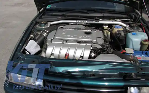 Filtru de aer sport performant – argintiu – conexiune universală de 60–76 mm-image-6191505