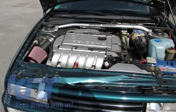 Filtru de aer sport universal de performanță roșu cu 3 inele de adaptor 60-76mm-image-6195170