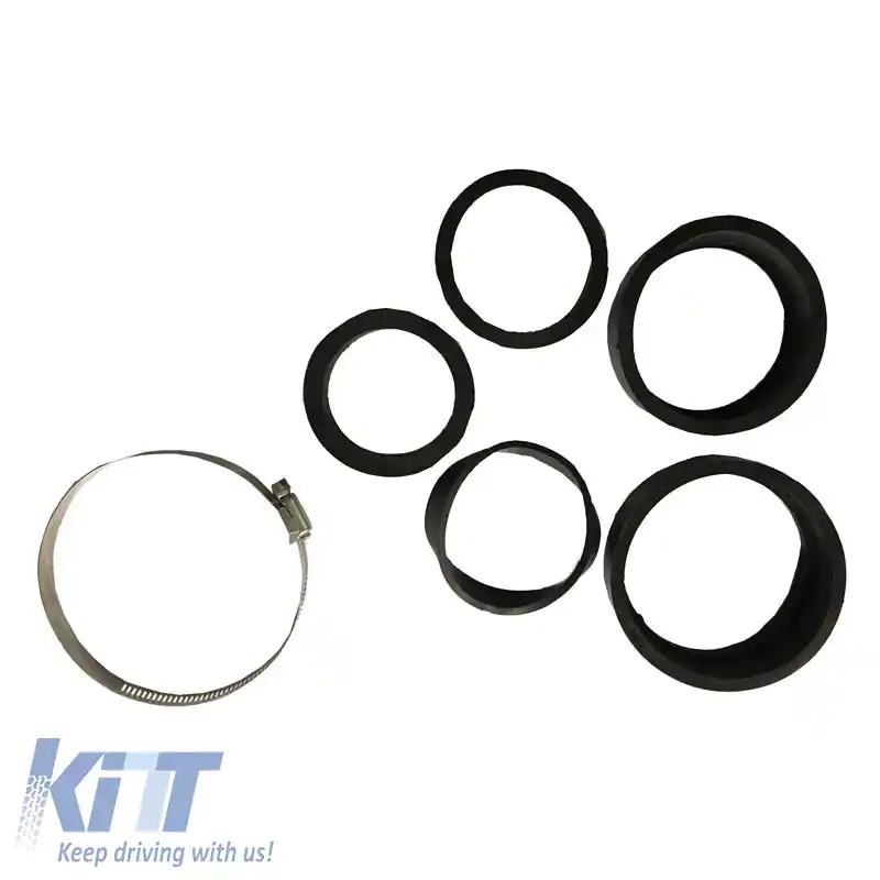 Filtru de aer universal 2 căi F100 cu 5 adaptoare F60/65/70/80/90mm roșu-image-6295563